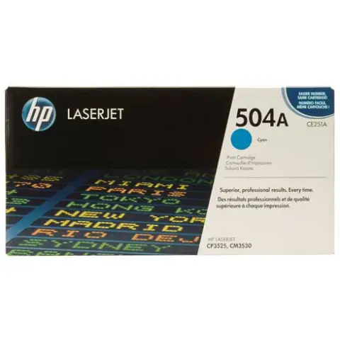 Toner HP 504A /  CE251A Cyan do drukarek (Oryginalny) [7k]